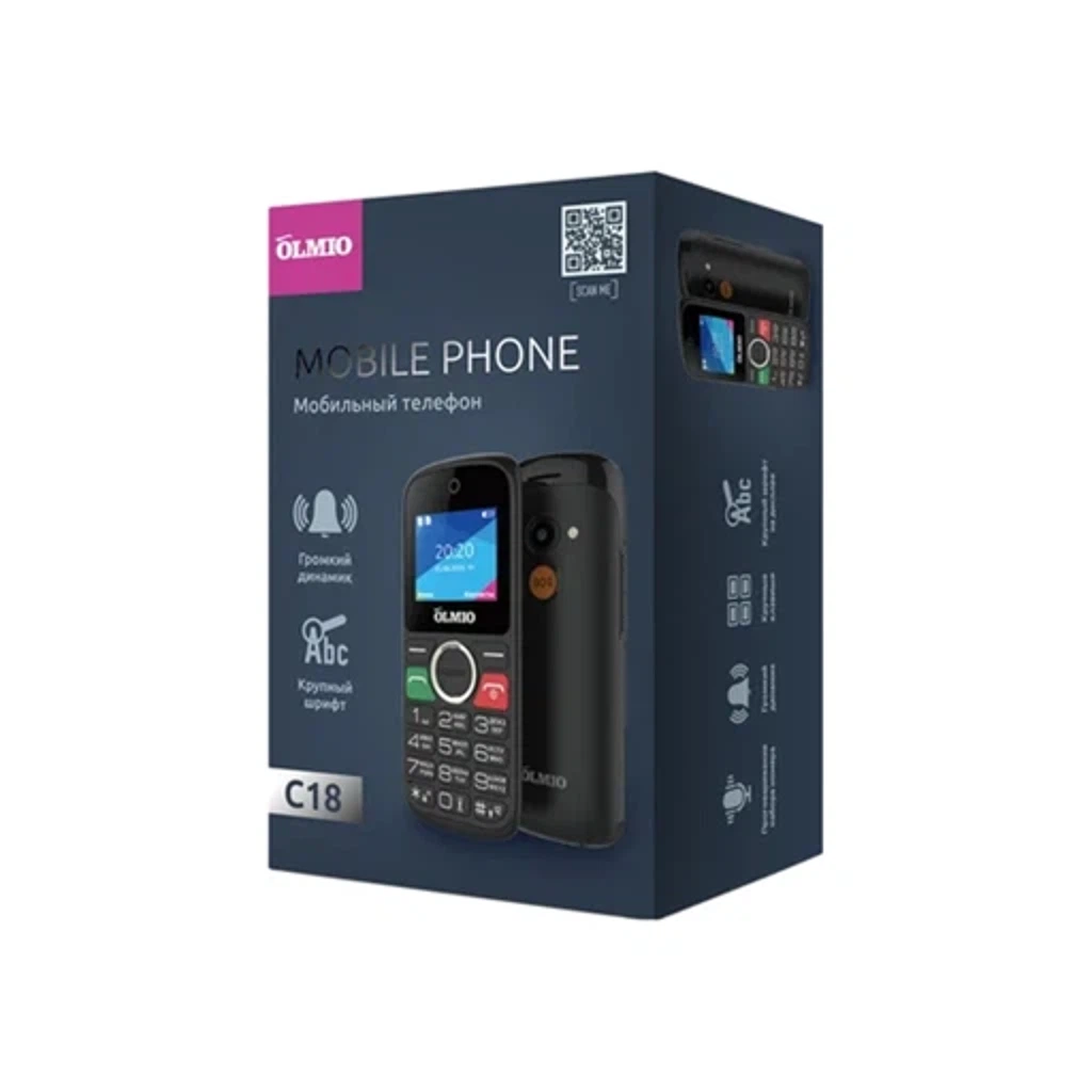 Кнопочный телефон Olmio C18